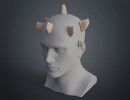Darth Maul horns 3d model