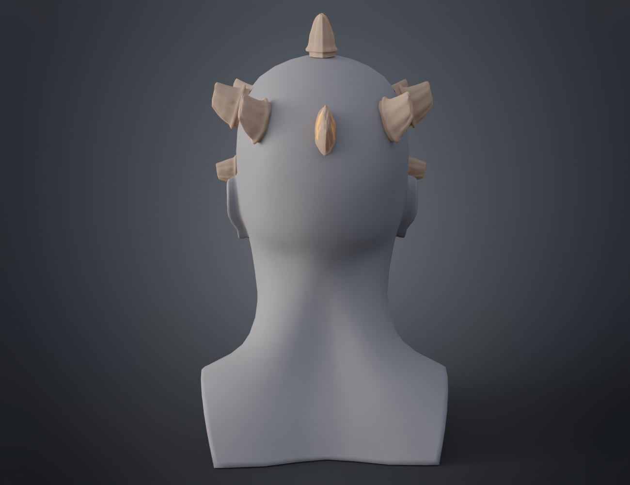 Darth Maul horns 3d model