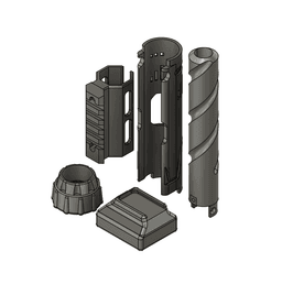 Airsoft Drill Mod APP-01 3d model