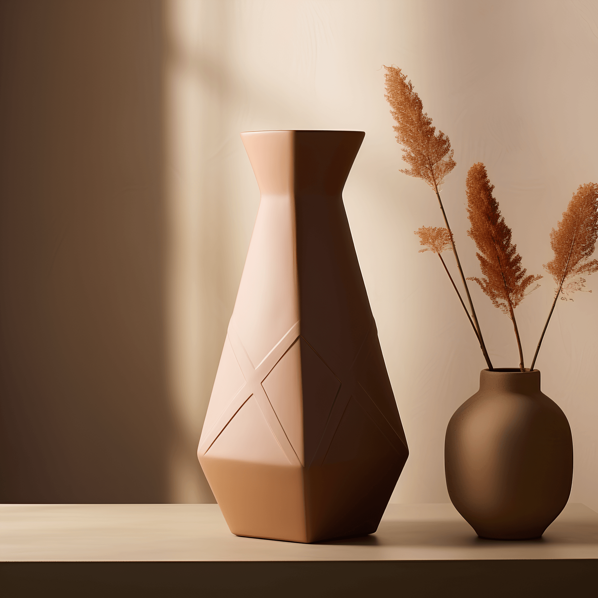 Mist Vase – Geometric Elegance 3d model