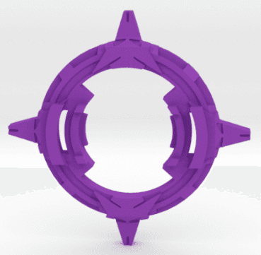 BEYBLADE WILDFOX-1 | COMPLETE | ANIME SERIES 3d model