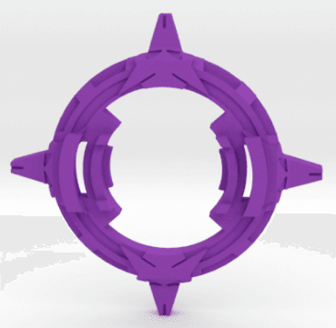 BEYBLADE WILDFOX-1 | COMPLETE | ANIME SERIES 3d model