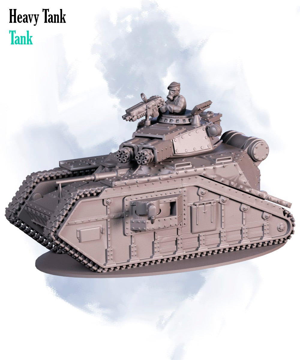 Heavy tank 3d model