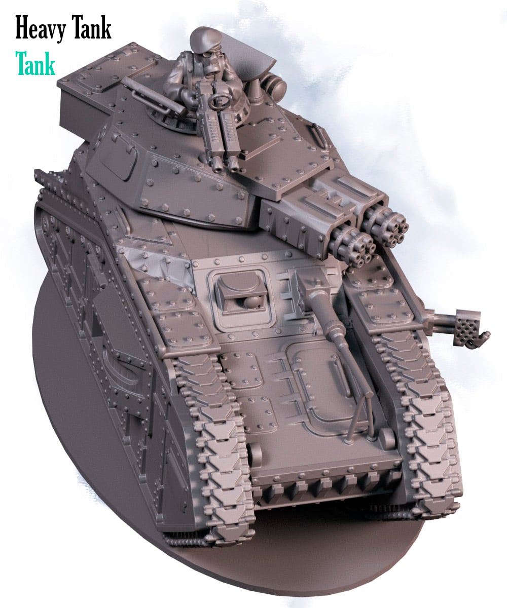 Heavy tank 3d model