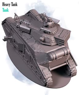Heavy tank 3d model