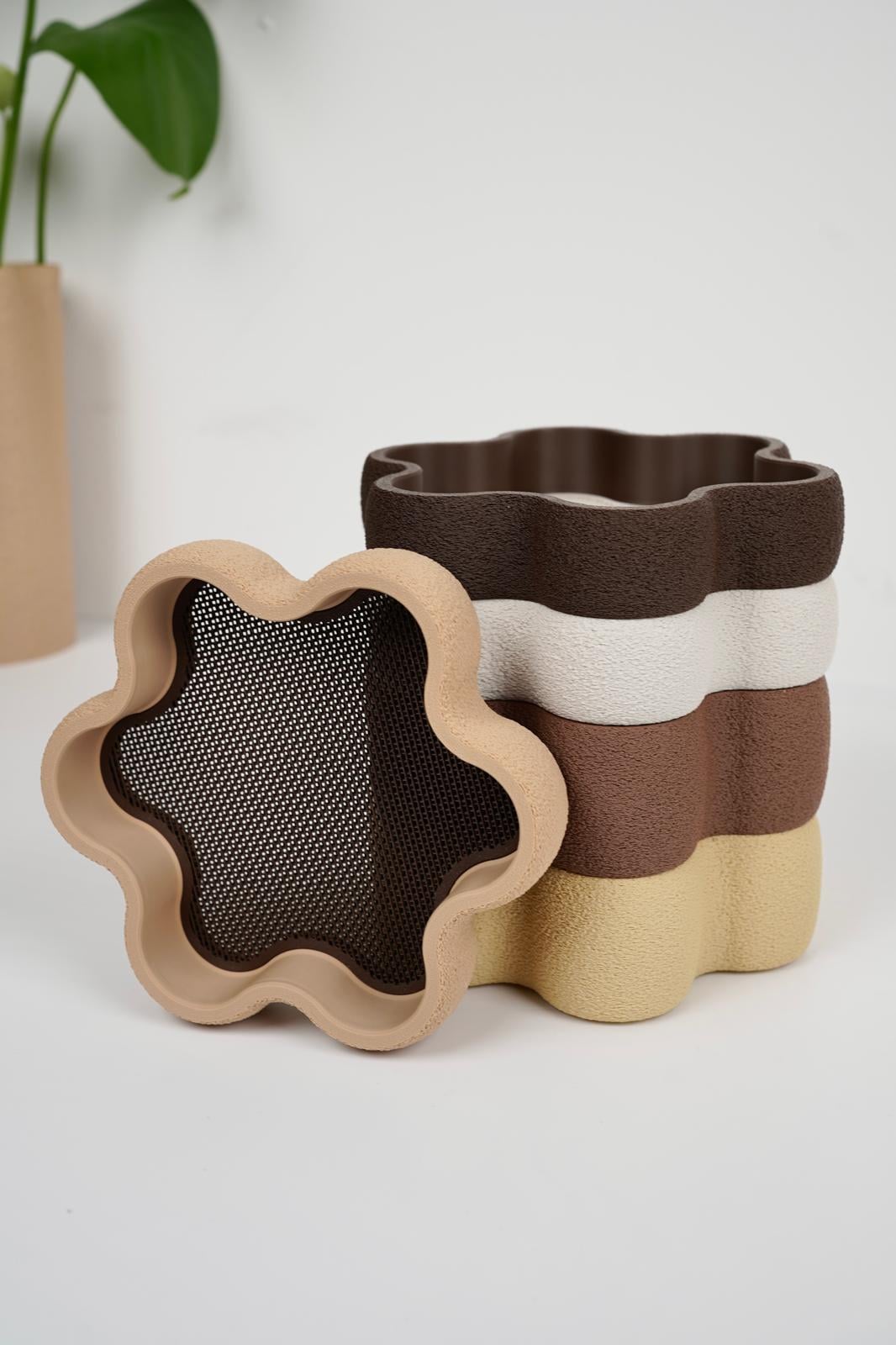 FLOWLIS Stackable Jewelry Tray Set 3d model