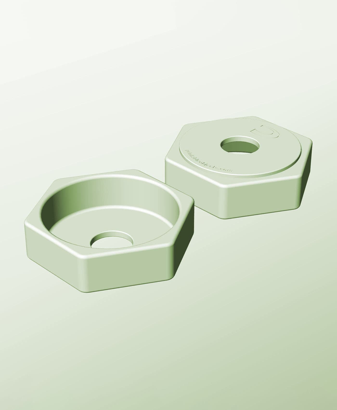 CH128-40-P Stackable pierced component box for creative makers 3d model