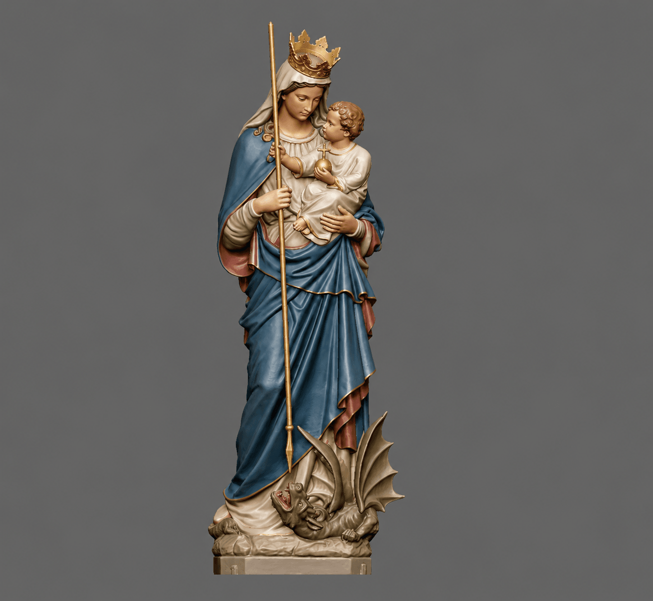 Our Lady Victory 3D Scanning STL Printable 3d model