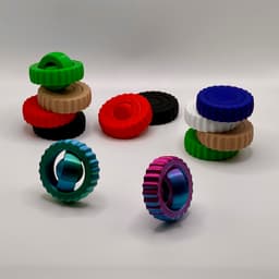Anti Stress Fidget Gyroscope Spinner Print in Place 3d model