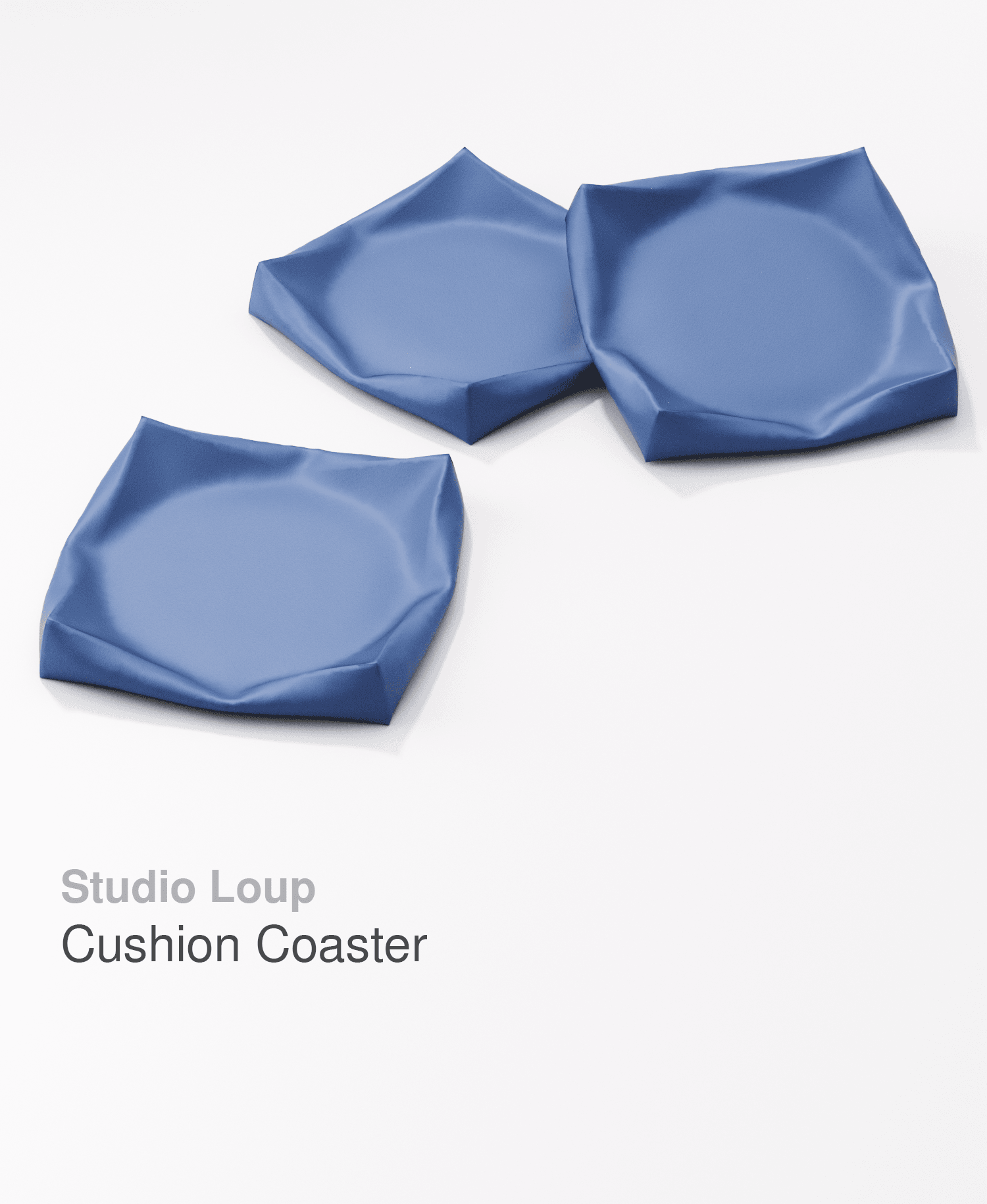 Cushion Coaster 3d model