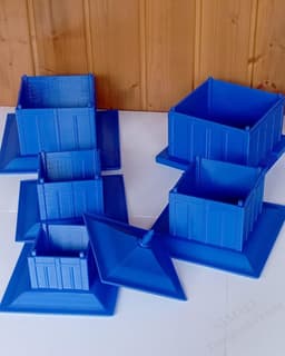 Pagoda Kura Essential – Stylized Japanese Storage STL 3d model