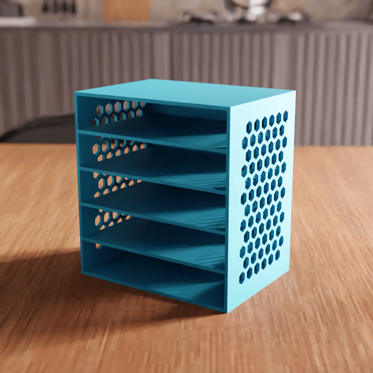Modular Desktop Mini Drawer Organizer Unit 3d model