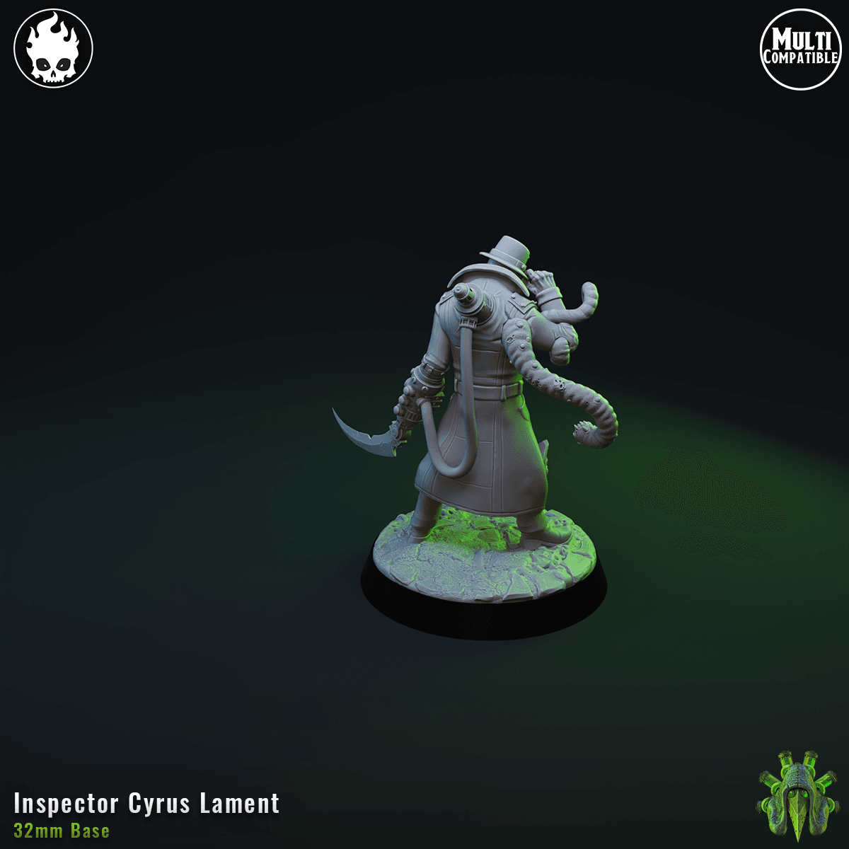 Inspector Cyrus Lament 3d model
