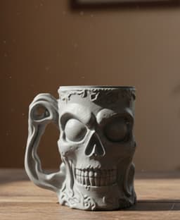 Skull Tumbler 3d model