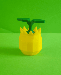 Sunkern Low Poly Pokemon 3d model