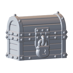 Treasure Chest Tabletop Game Basing Bits 3D Printable STL 3d model