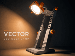 Vector LED desk lamp 3d model