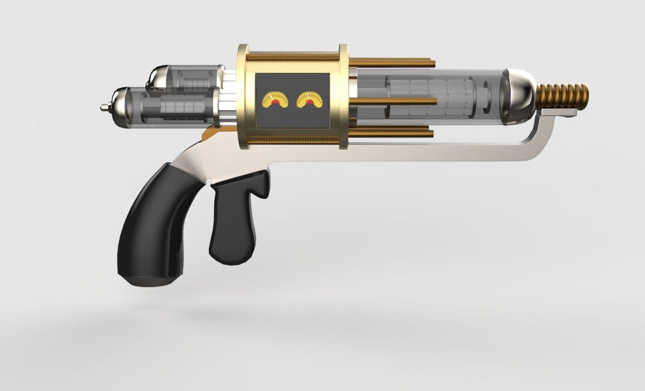 Tesla Gun 3d model