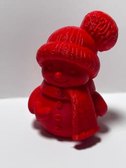 Christmas snowman decoration 3d model