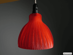 Crimson Wave Shade 3d model
