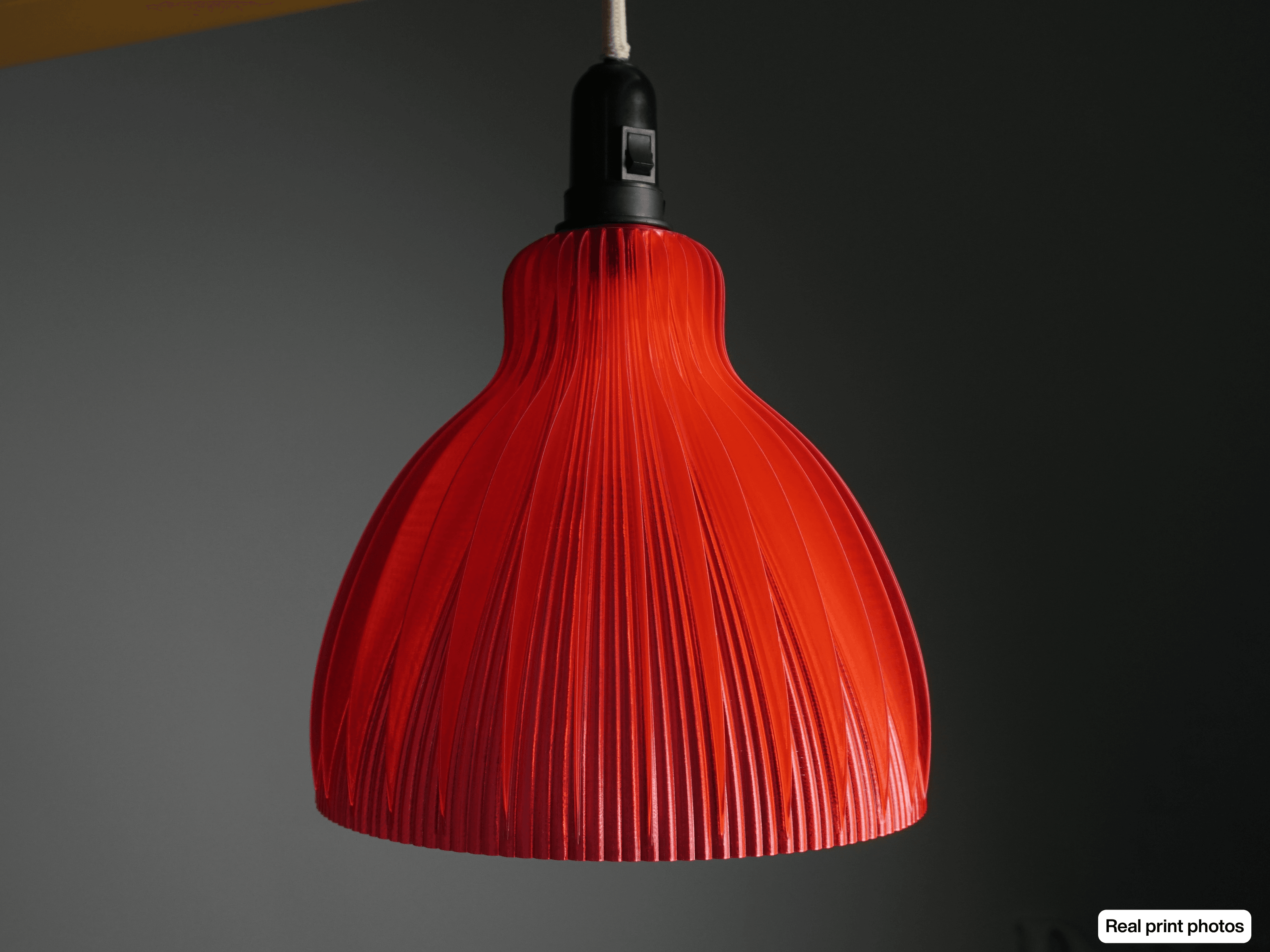 Crimson Wave Shade 3d model