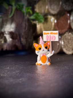 Fed-up Feline 3d model