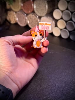 Fed-up Feline 3d model