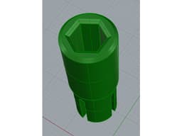 Stabilo adapter for cricut maker 3d model