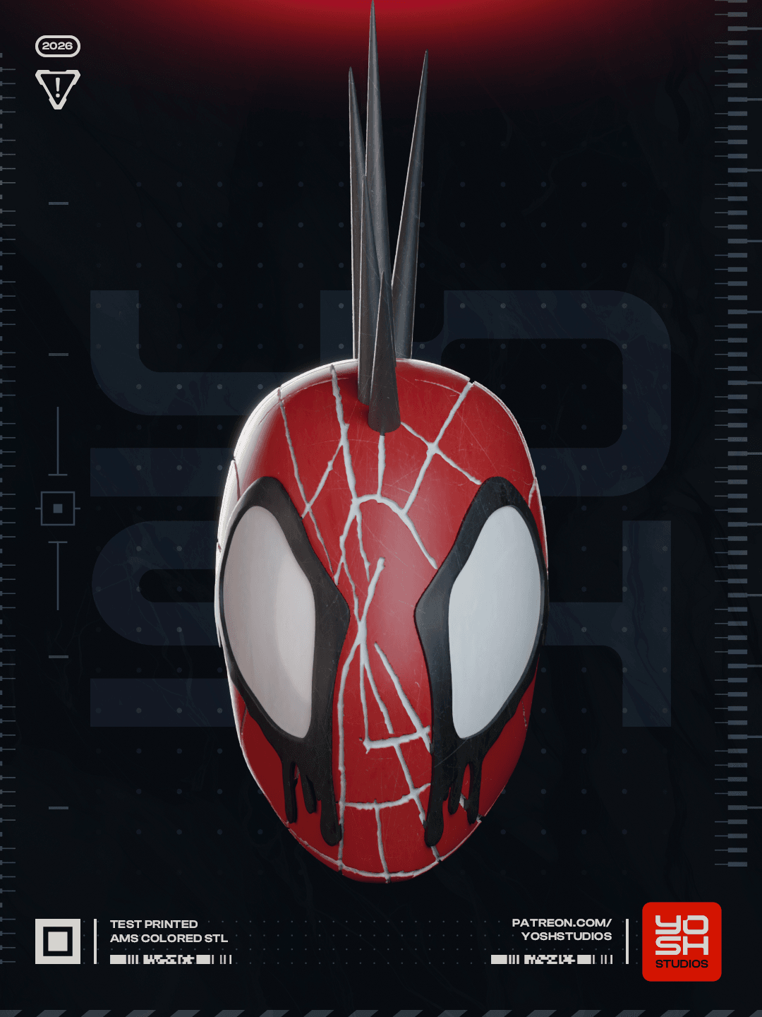 Spider-Punk 3D Printer STL File 3d model