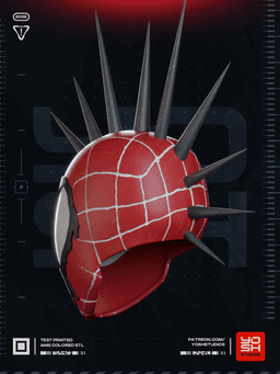 Spider-Punk 3D Printer STL File 3d model