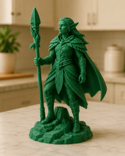 Elven Spear Ranger STL 3d model