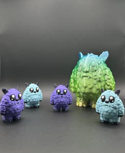 Fuzzy Monster 3d model