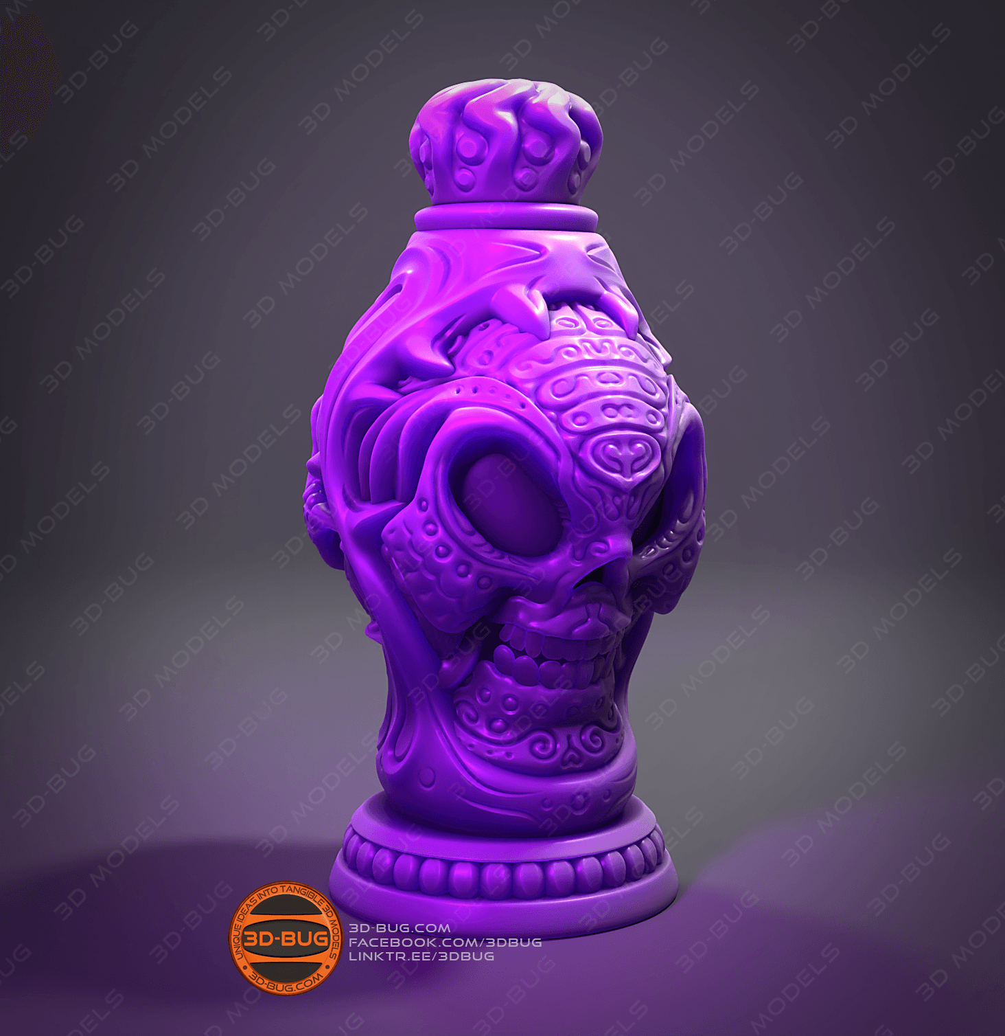 Witchcraft Poison Bottle 3d model
