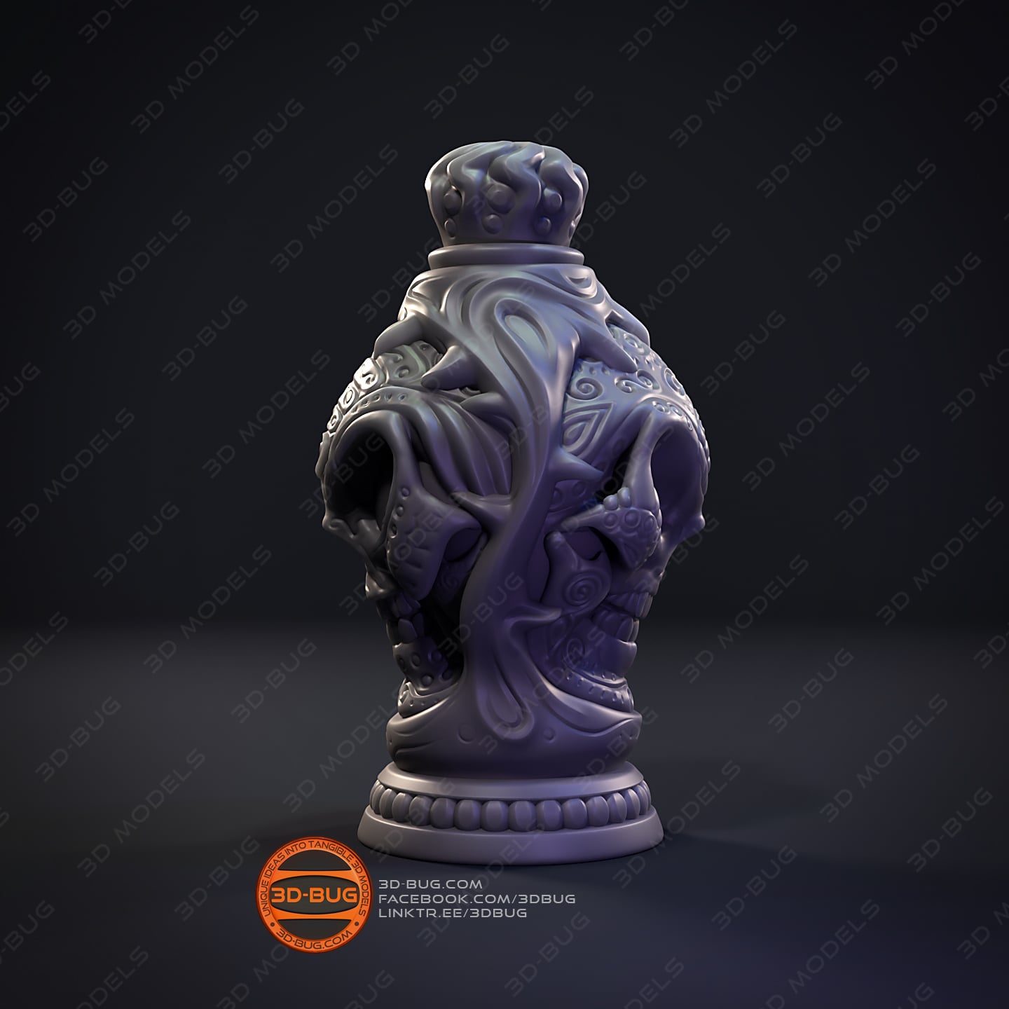 Witchcraft Poison Bottle 3d model