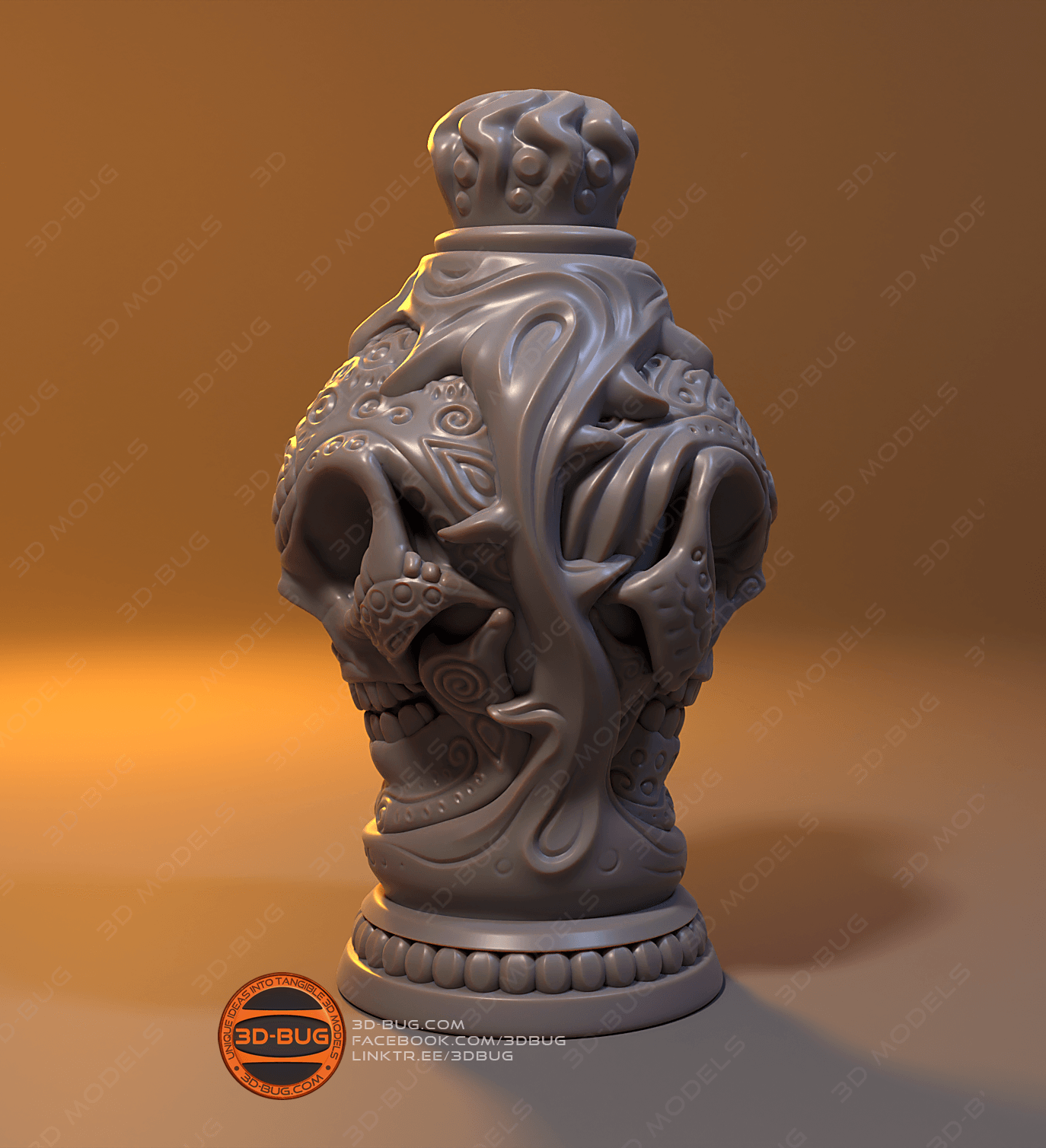 Witchcraft Poison Bottle 3d model