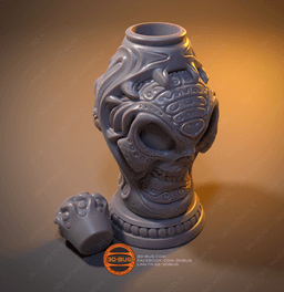 Witchcraft Poison Bottle 3d model