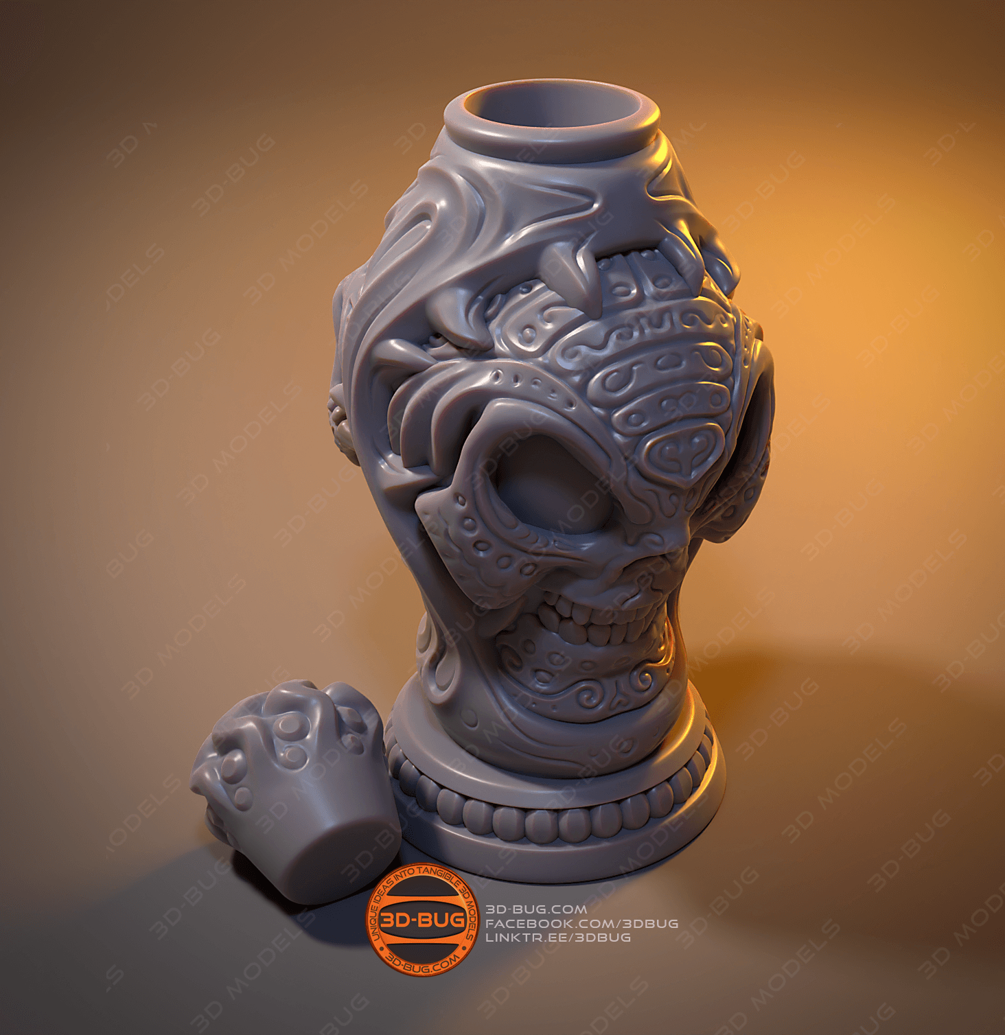 Witchcraft Poison Bottle 3d model