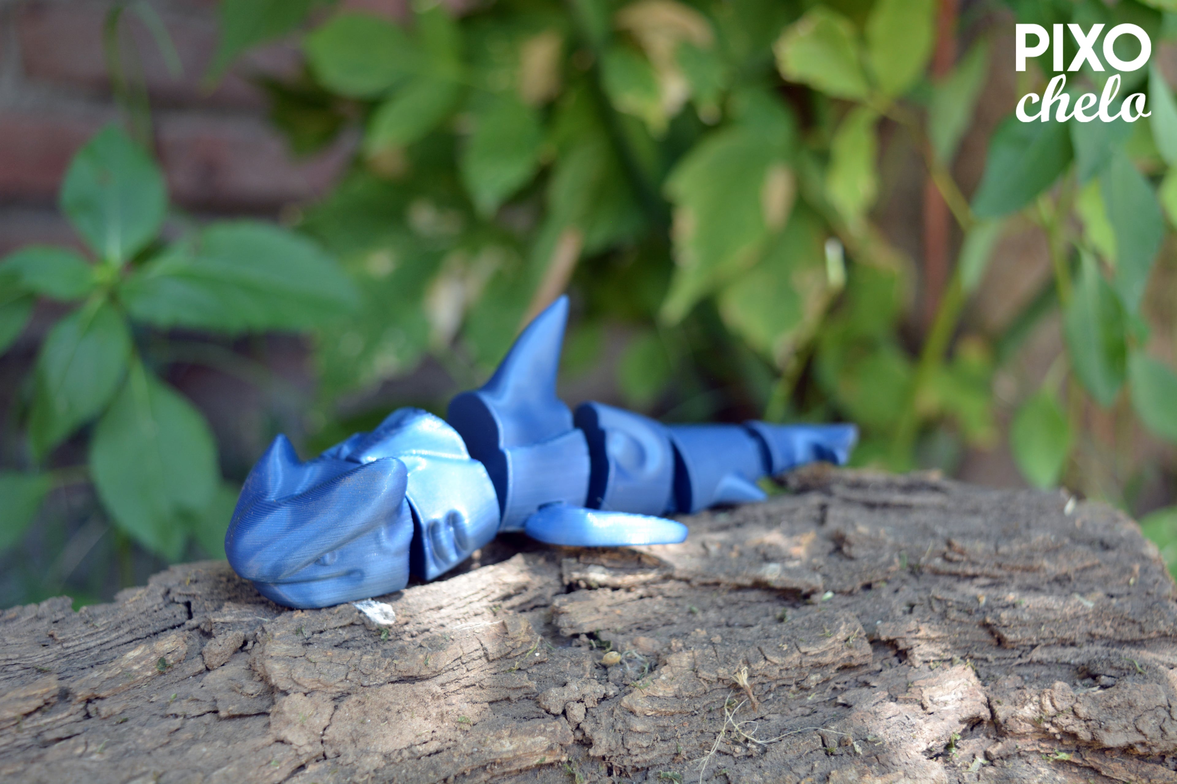 FLEXI SHARK (PRINT IN PLACE) 3d model