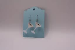 Martini Earrings 3d model