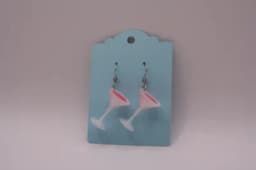 Martini Earrings 3d model