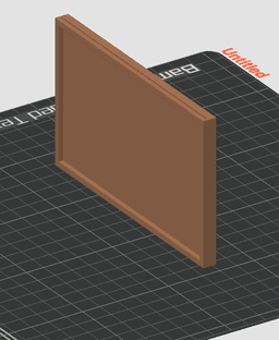 Magnetic Dry Erase Card Frame 3d model