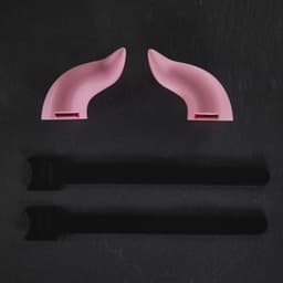 Anime Demon Horns for Headphones Cosplay 3d model
