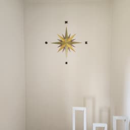 Compass rose - Multipart wall design 3d model
