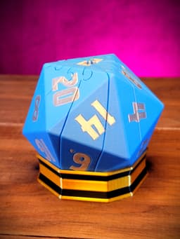 Fidget D20 dice 3d model