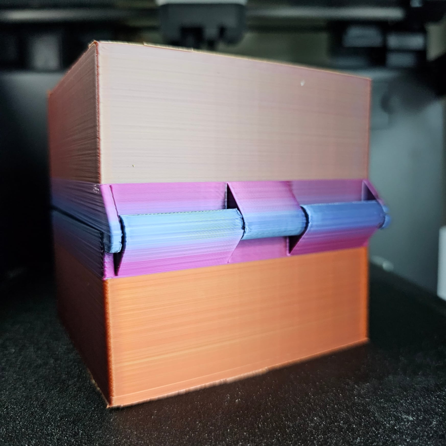 Big Snap Fit Box Blank 100x100 3d model