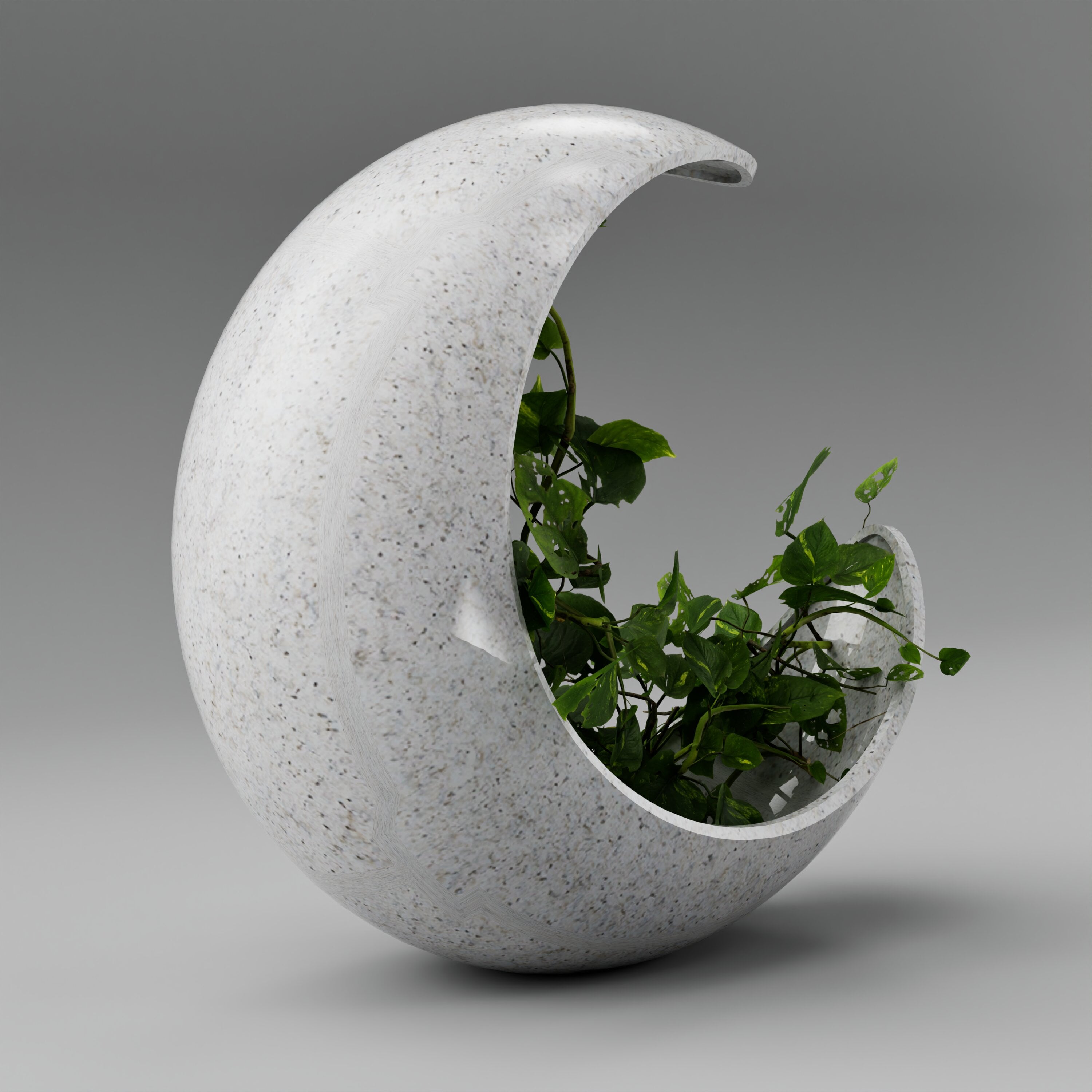Moon Vase 3d model