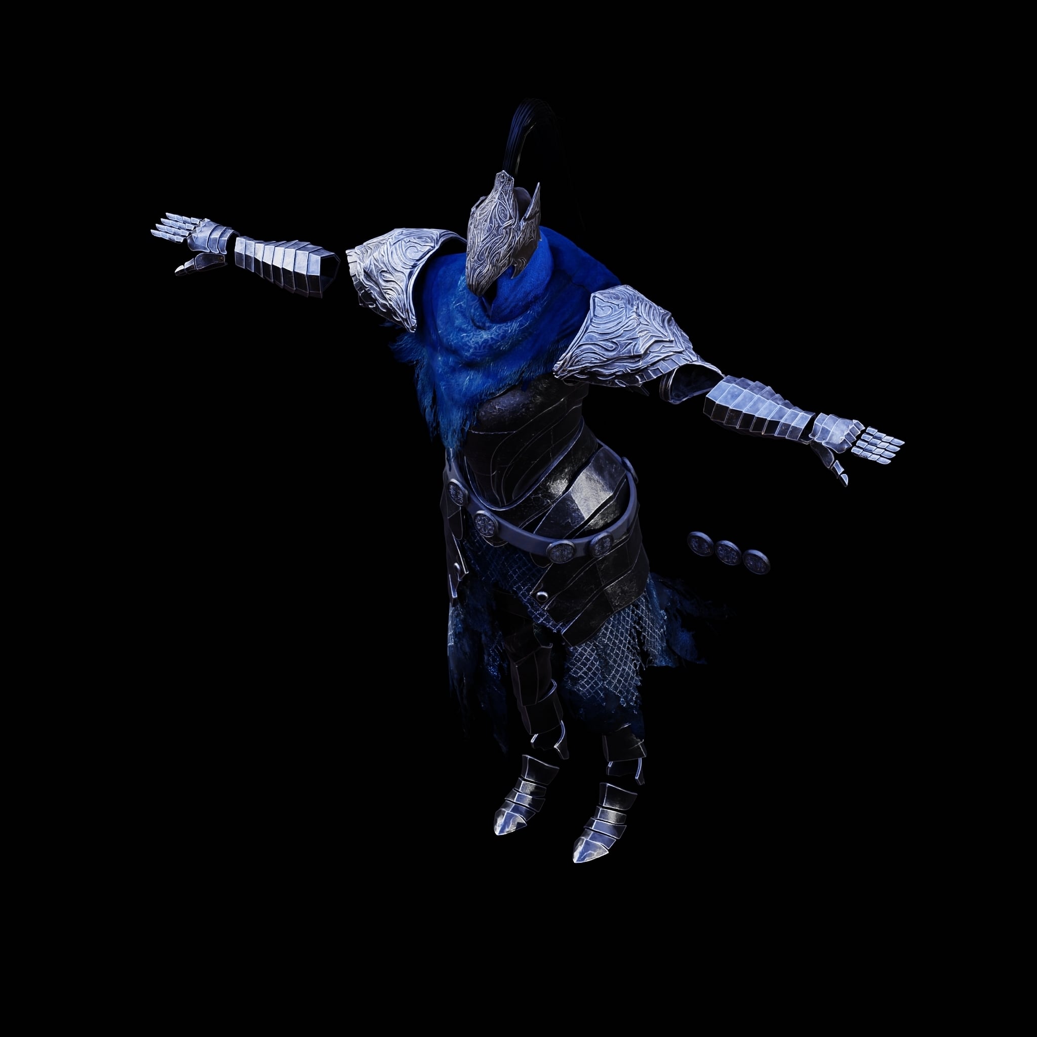 ULTIMATE ARTORIAS FULL PLATE ARMOR COSPLAY LIFESIZE FAN ART 3d model