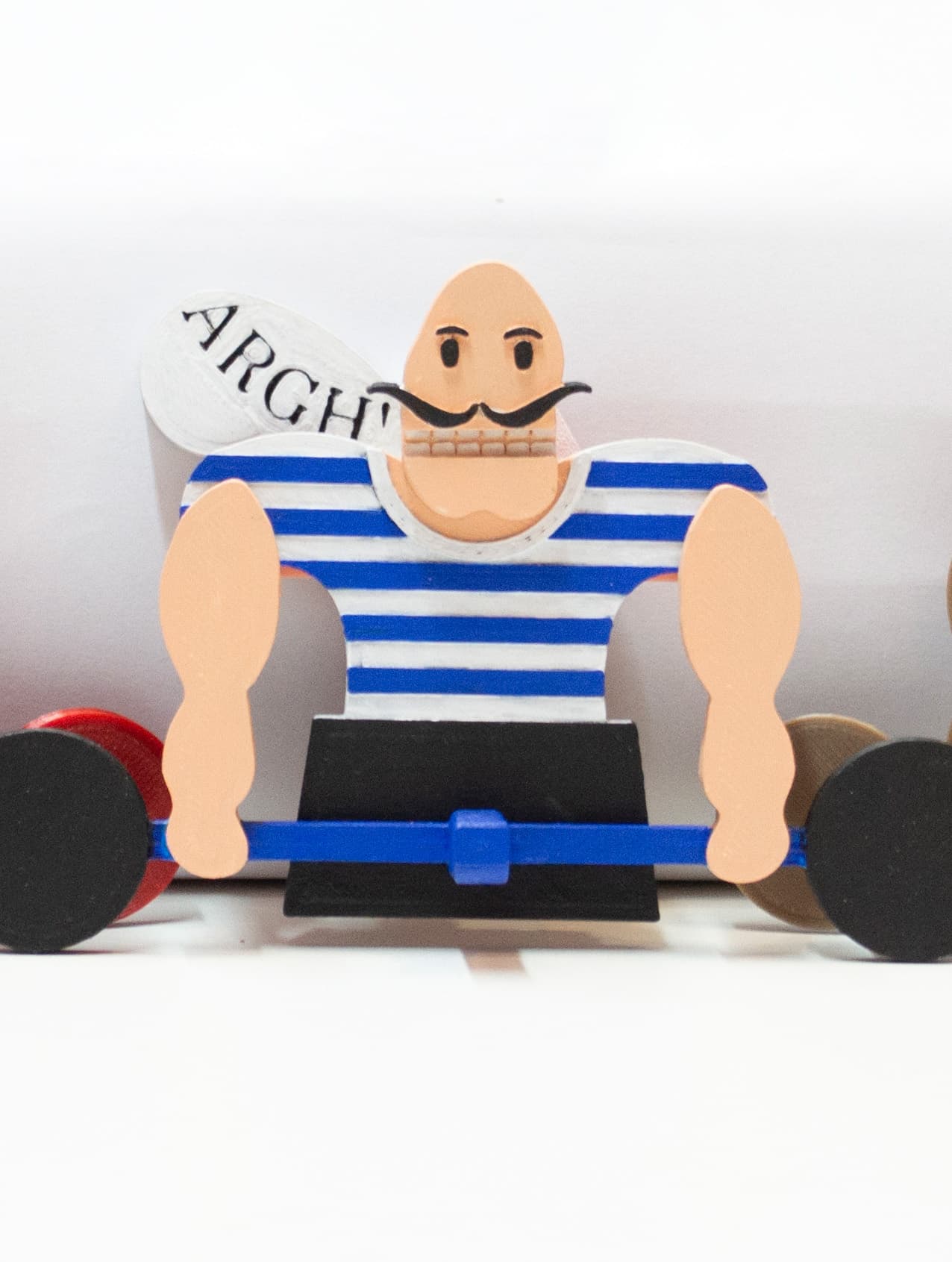 STRONGMAN - Wall Key Holder 3d model