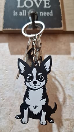Dog keychain 14 3d model
