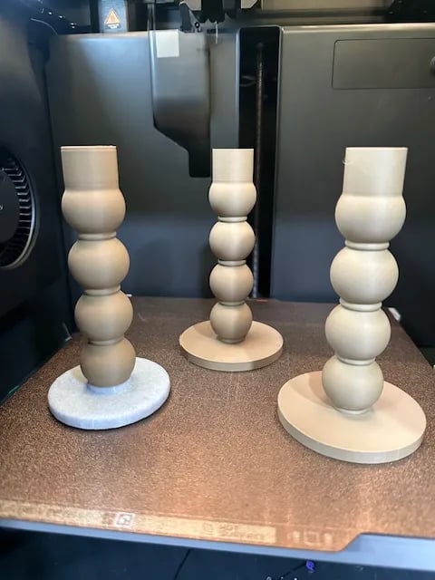 Modern Candle Stick Holders 3d model